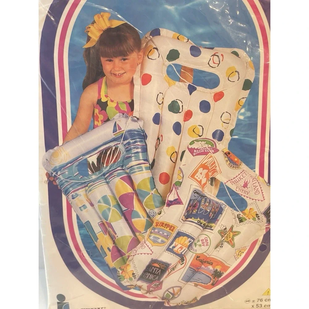 Vintage Intex The Wet Set Pool Float Raft 1996 30